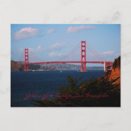 Golden Gate Bridge Postcard Postkarte