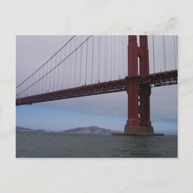 Golden Gate Bridge Postcard Postkarte (Vorderseite)