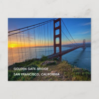 Golden Gate Bridge Postcard