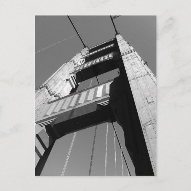 Golden Gate Bridge Postcard Postkarte (Vorderseite)
