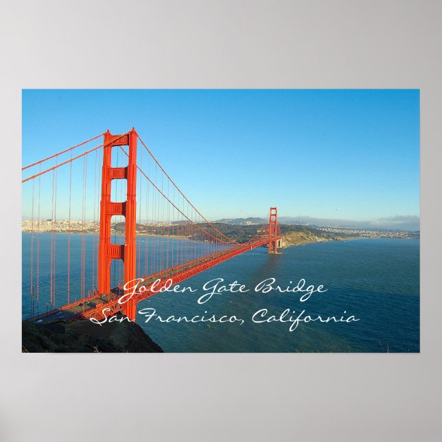 Golden Gate Bridge Poster (Vorne)