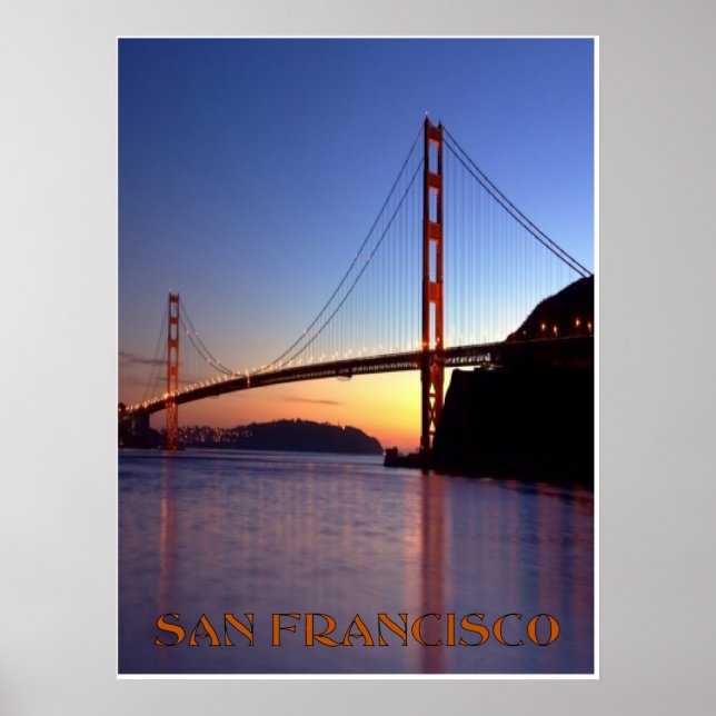Golden Gate Bridge Poster (Vorne)