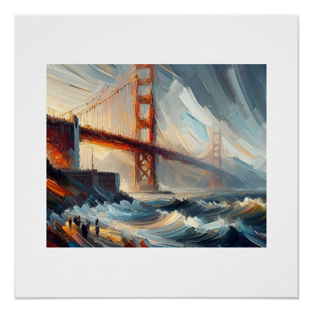 Golden Gate Bridge Poster (Vorderseite)