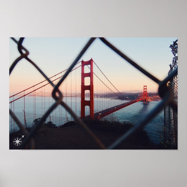 Golden Gate Bridge Poster (Vorne)