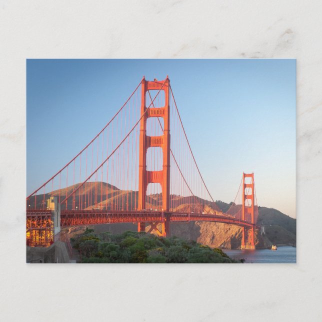 Golden Gate Bridge Postkarte (Vorderseite)