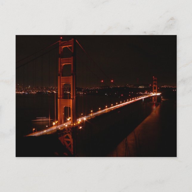 Golden Gate Bridge Postkarte (Vorderseite)