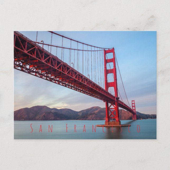 Golden Gate Bridge Postkarte (Vorderseite)