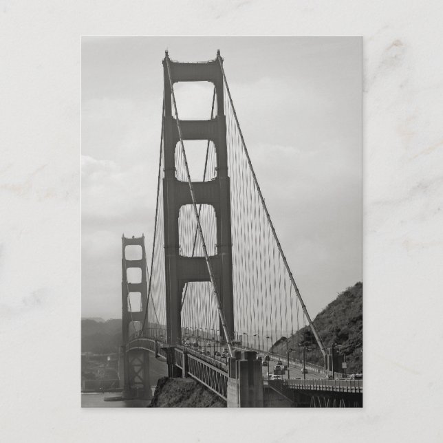Golden gate bridge-Postkarte Postkarte (Vorderseite)