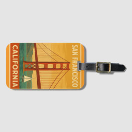 Golden Gate Bridge Retro – San Francisco Luggage T Gepäckanhänger