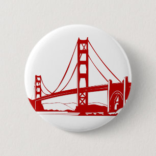 Golden gate bridge - San Francisco, CA Button