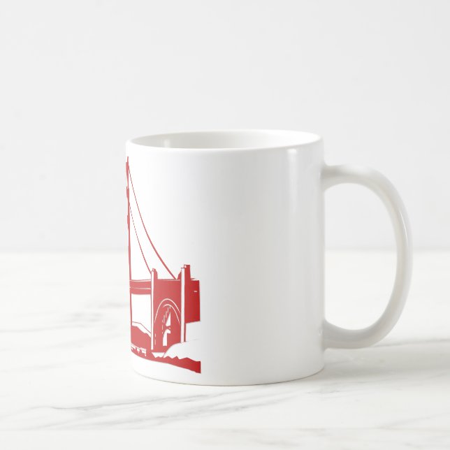 Golden gate bridge - San Francisco, CA Kaffeetasse (Rechts)