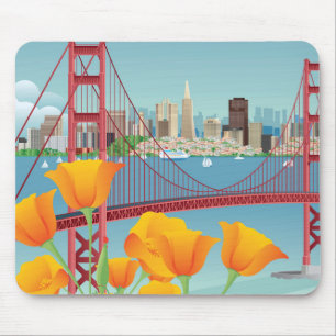 Golden gate bridge   San Francisco, CA Mousepad