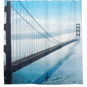 GOLDEN GATE BRIDGE SAN FRANCISCO CALIFORNIA DUSCHVORHANG