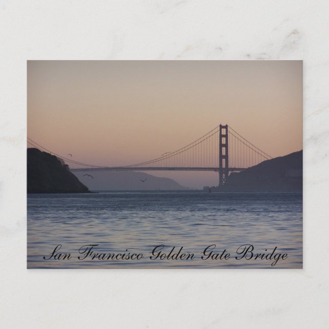 Golden Gate Bridge, San Francisco Golden Gate B... Postkarte (Vorderseite)