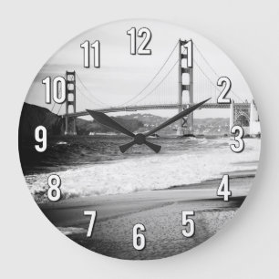 Golden Gate Bridge, San Francisco Große Wanduhr