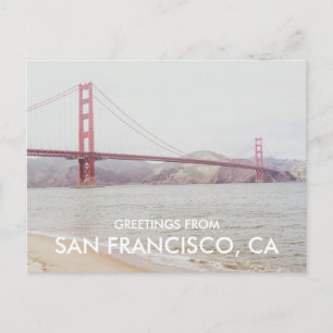 Golden Gate Bridge San Francisco Grußkarte Postkarte