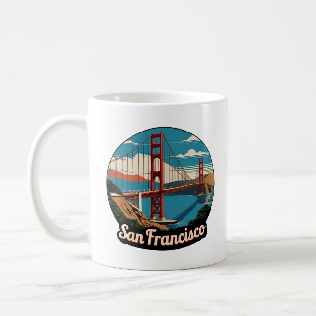 Golden Gate Bridge San Francisco Kaffeetasse (Links)