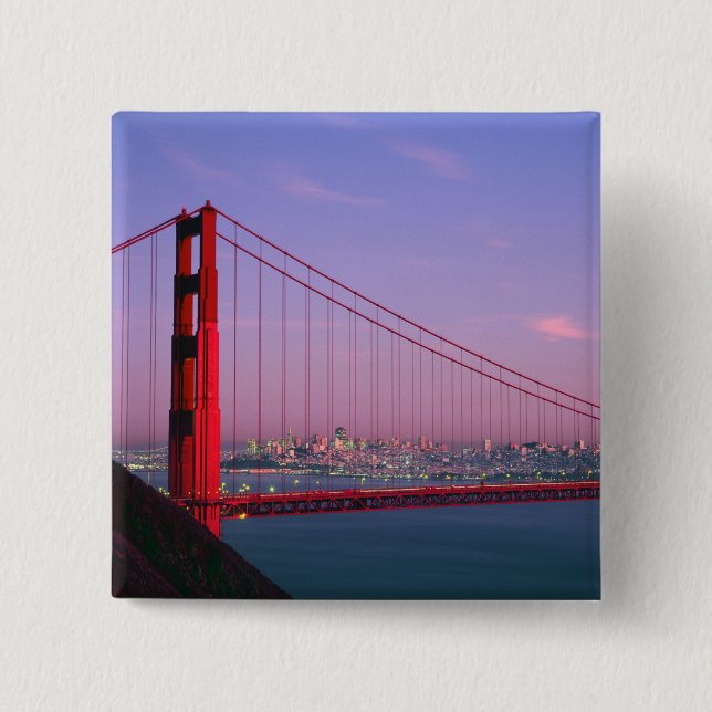 Golden Gate Bridge, San Francisco, Kalifornien, 7 Button (Vorderseite)