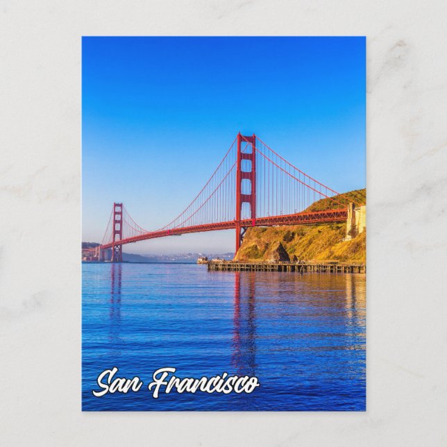 Golden Gate Bridge, San Francisco, Kalifornien Postkarte (Vorderseite)