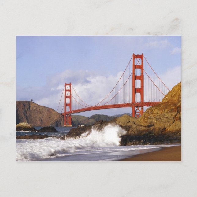 Golden Gate Bridge, San Francisco, Kalifornien Postkarte (Vorderseite)
