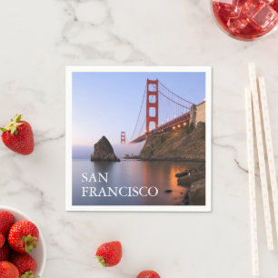 Golden Gate Bridge San Francisco Kalifornien Serviette