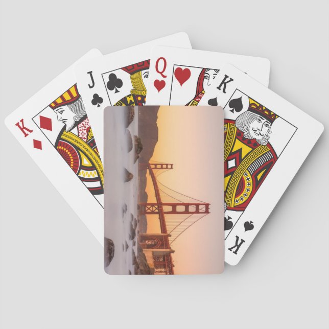 Golden Gate Bridge, San Francisco, Kalifornien Spielkarten (Rückseite)