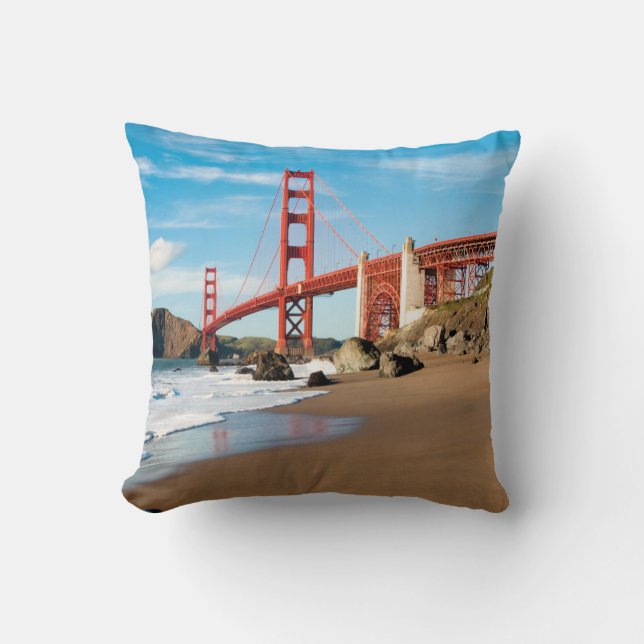 Golden gate bridge | San Francisco Kissen (Vorderseite)