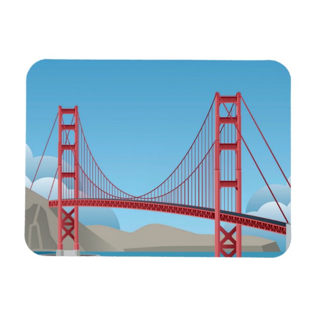 Golden Gate Bridge | San Francisco Magnet (Horizontal)