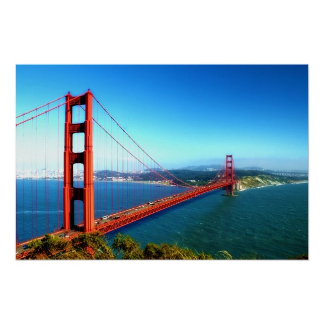 Golden Gate Bridge - San Francisco Poster (Vorderseite)