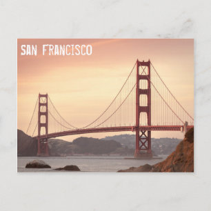 Golden Gate Bridge, San Francisco Postkarte