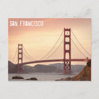 Golden Gate Bridge, San Francisco Postkarte