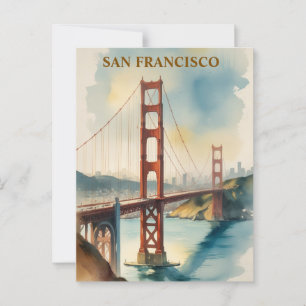 Golden Gate Bridge San Francisco Postkarte