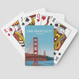 Golden Gate Bridge San Francisco Spielkarten