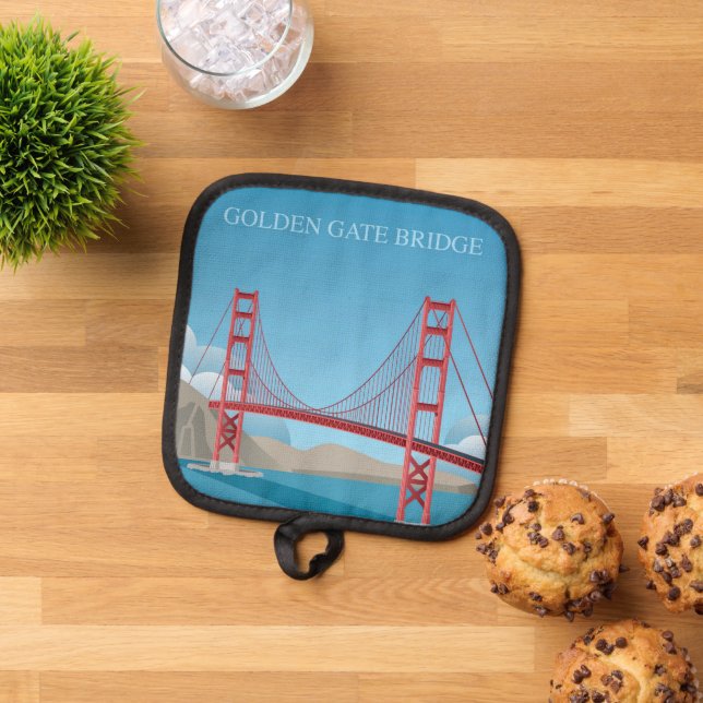 Golden Gate Bridge | San Francisco Topflappen (Oben Unten)