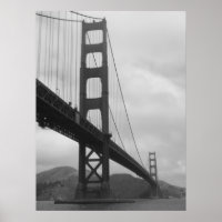 Golden Gate Bridge (Schwarz/Weiß)
