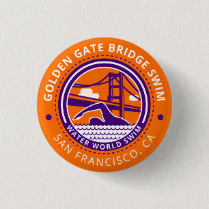 Golden gate bridge-Schwimmenknopf Button