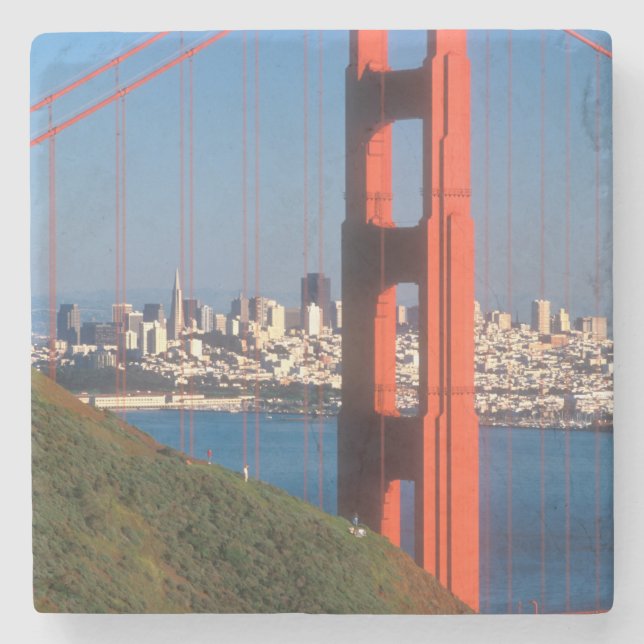 Golden Gate Bridge Steinuntersetzer (Vorderseite)