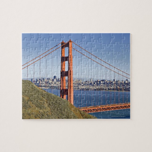Golden Gate Bridge und San Francisco. (Horizontal)