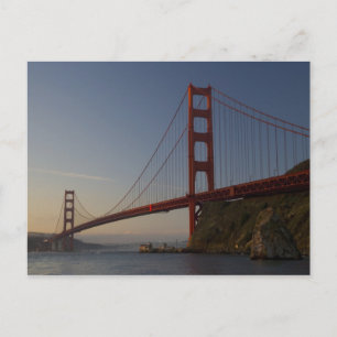 Golden Gate Bridge und San Francisco 3 Postkarte