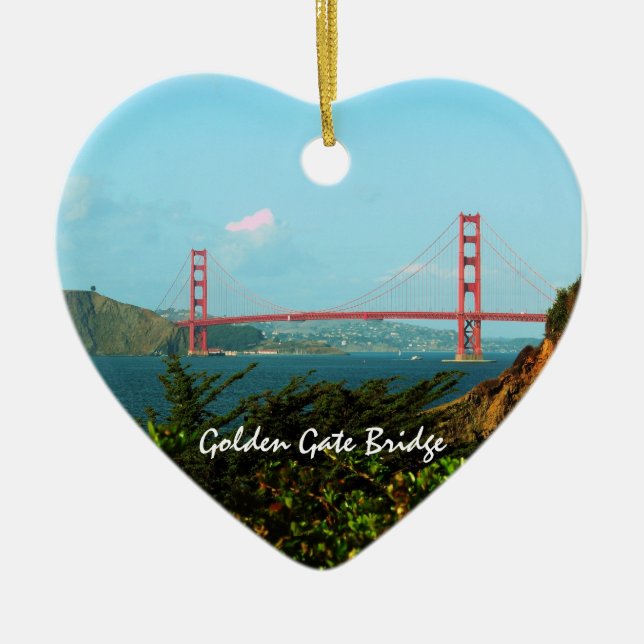 Golden gate bridge-Verzierung Keramikornament (Vorne)