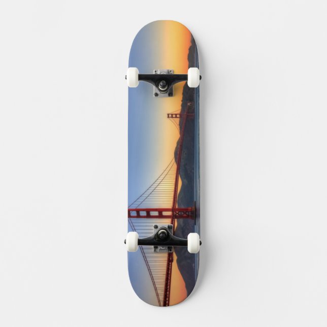 Golden gate bridge von San- Francisco Bayspur Skateboard (Vorderseite)