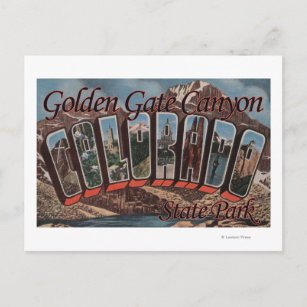 Golden Gate Canyon Staat Park, Colorado Postkarte