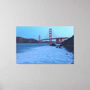 Golden Gate Gate at Marshall Beach Leinwanddruck