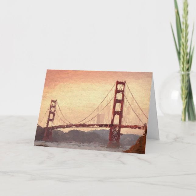 Golden Gate Inspiration Karte (Vorderseite)