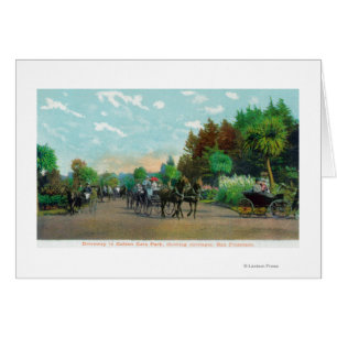 Golden Gate Park Fahrstraße-Ansicht