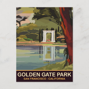 Golden Gate Park, San Francisco, Kalifornien Postkarte