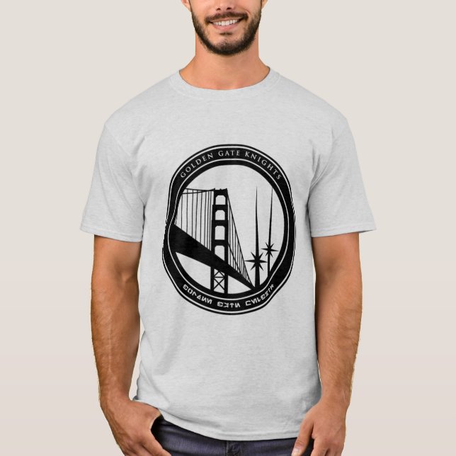 Golden Gate-Ritter T-Shirt (Vorderseite)