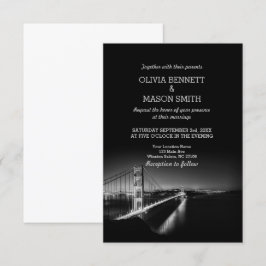 Golden Gate San Francisco Einladung zur Hochzeit