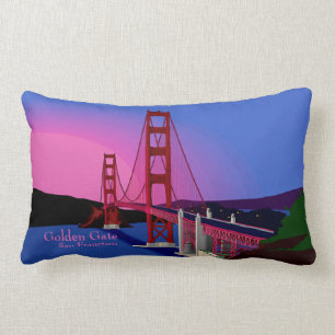 Golden Gate San Francisco nachts Lendenkissen