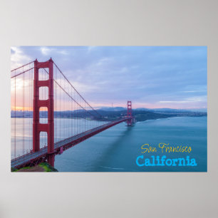 Golden Gate Sunrise Poster